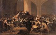 Francisco Goya Inquisition Scene painting